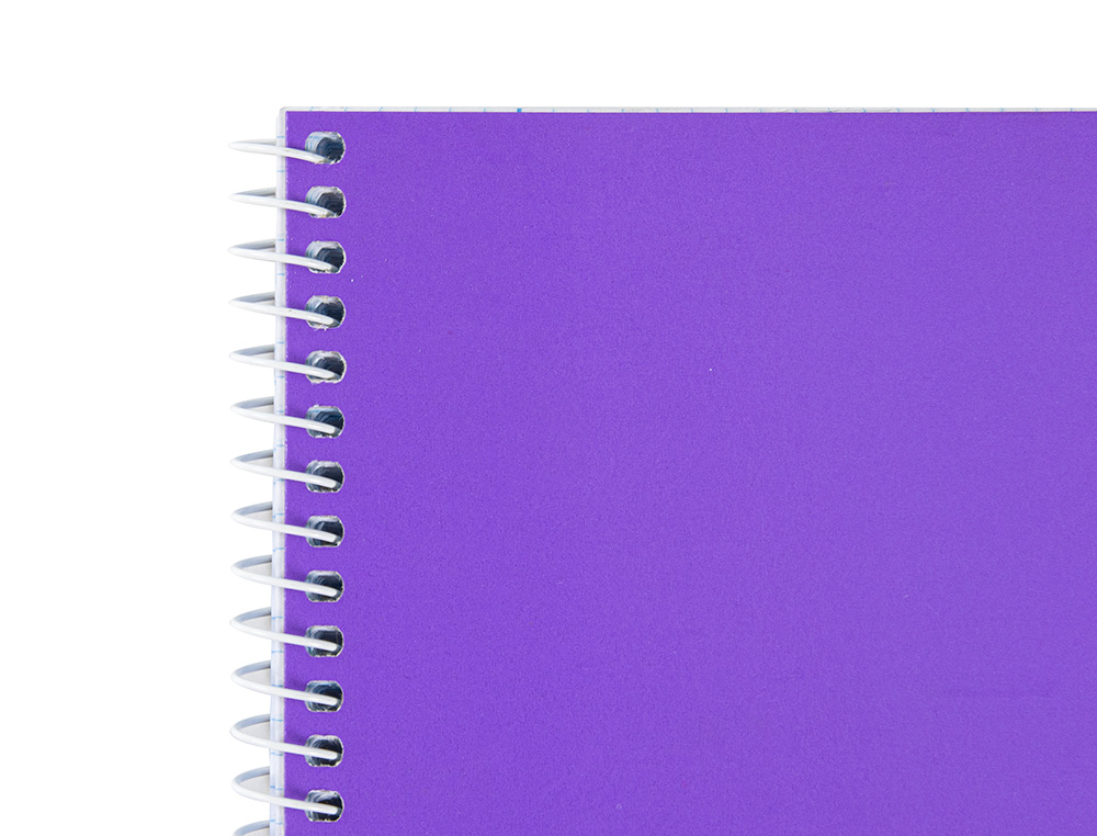CUADERNO ESPIRAL LIDERPAPEL A4 MICRO SMART TAPA BLANDA 80H60GR CUADRO 5MM DOBLE MARGEN 4 TALADROS COLORES SURTIDOS