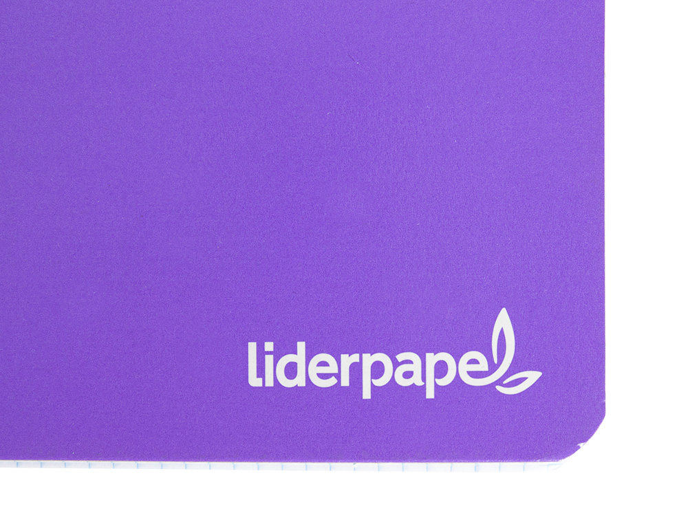 CUADERNO ESPIRAL LIDERPAPEL A4 MICRO SMART TAPA BLANDA 80H60GR CUADRO 5MM DOBLE MARGEN 4 TALADROS COLORES SURTIDOS