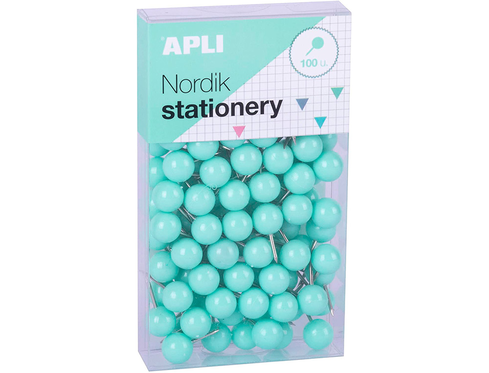 AGUJA SEALIZADORA APLI REDONDA NORDIK 9 X 20 MM COLOR PASTEL SURTIDOS CAJA DE 100 UNIDADES