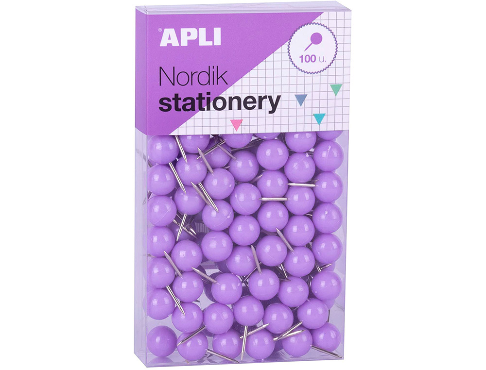 AGUJA SEALIZADORA APLI REDONDA NORDIK 9 X 20 MM COLOR PASTEL SURTIDOS CAJA DE 100 UNIDADES
