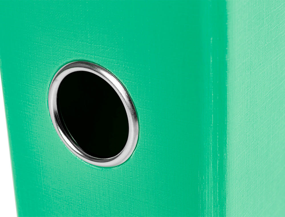 MODULO LIDERPAPEL 3 ARCHIVADORES FOLIO 2 ANILLAS MECANISMO DE PALANCA 52MM VERDE PASTEL