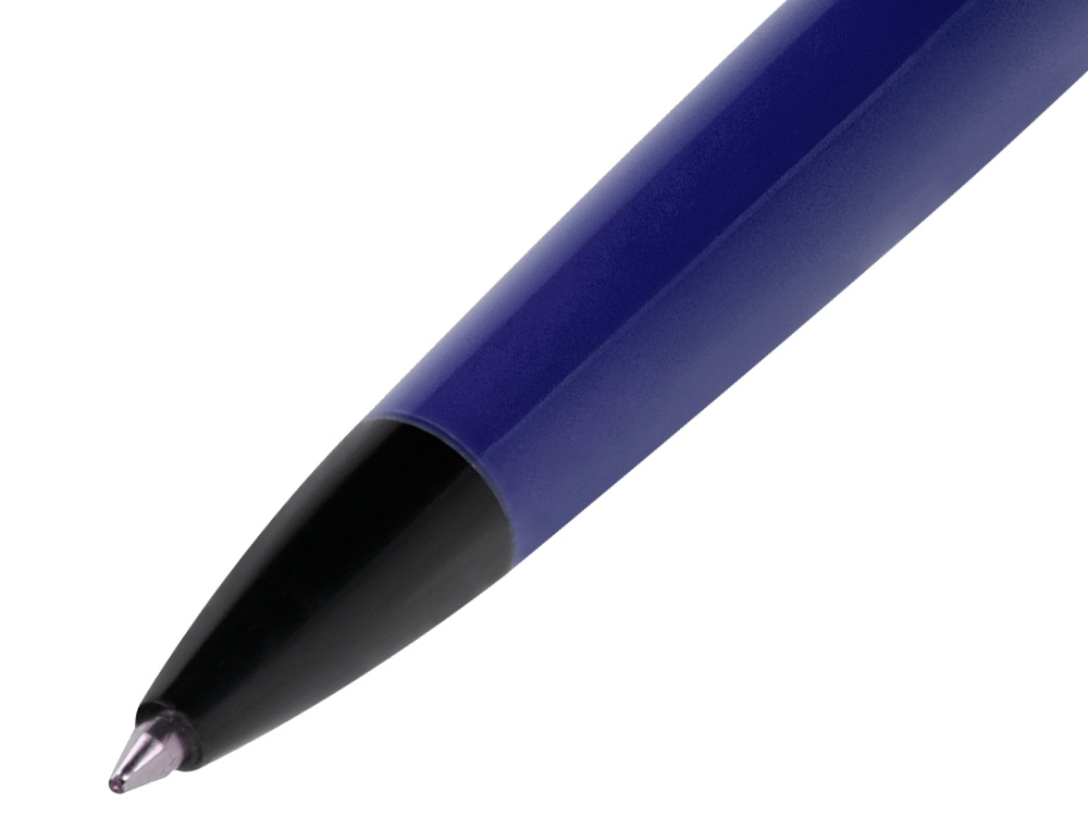 BOLIGRAFO BELIUS TURBO ALUMINIO COLOR AZUL Y NEGRO TINTA AZUL CAJA DE DISEO