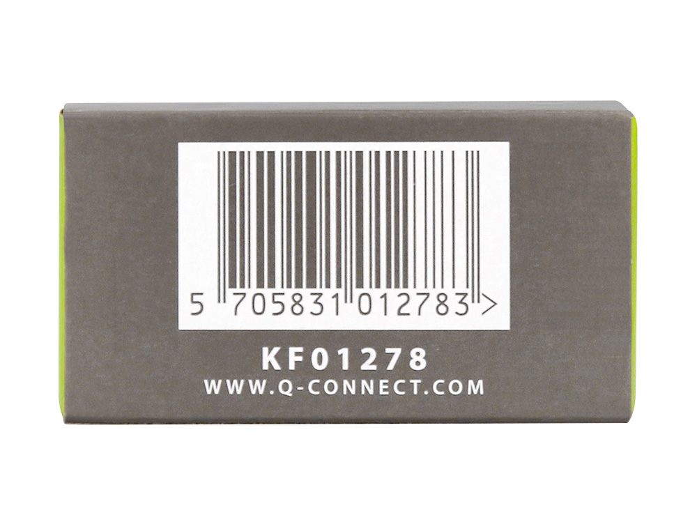 GRAPAS Q-CONNECT Nº 22/6 24/6 GALVANIZADAS CAJA DE 1000 UNIDADES