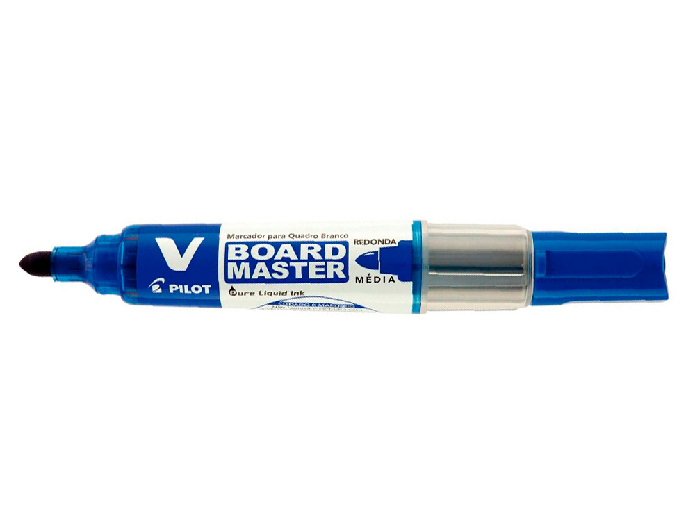ROTULADOR PILOT V BOARD MASTER PARA PIZARRA BLANCA AZUL TINTA LIQUIDA TRAZO 2,3MM