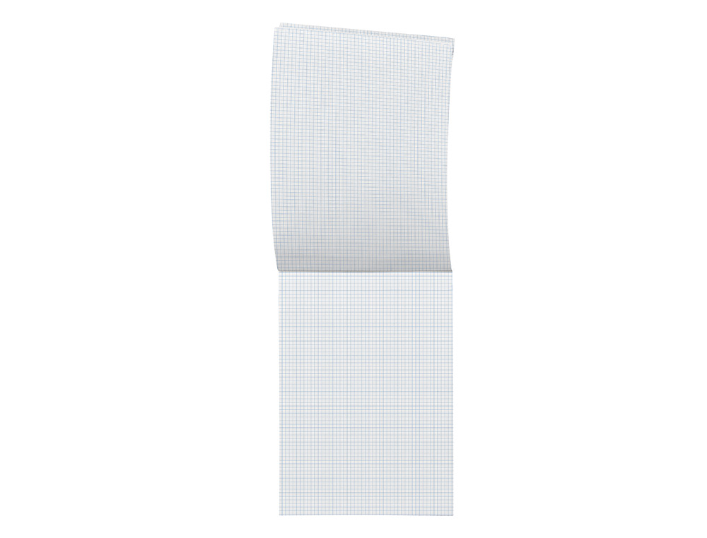 BLOC NOTAS LIDERPAPEL CUADRO 4 MM A4 80 HOJAS 60 G/M2 PERFORADO SIN TAPA