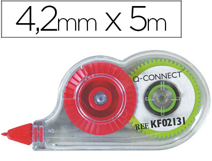 CORRECTOR Q-CONNECT CINTA MINI BLANCO 4,2 MM X 5 M EN BLISTER
